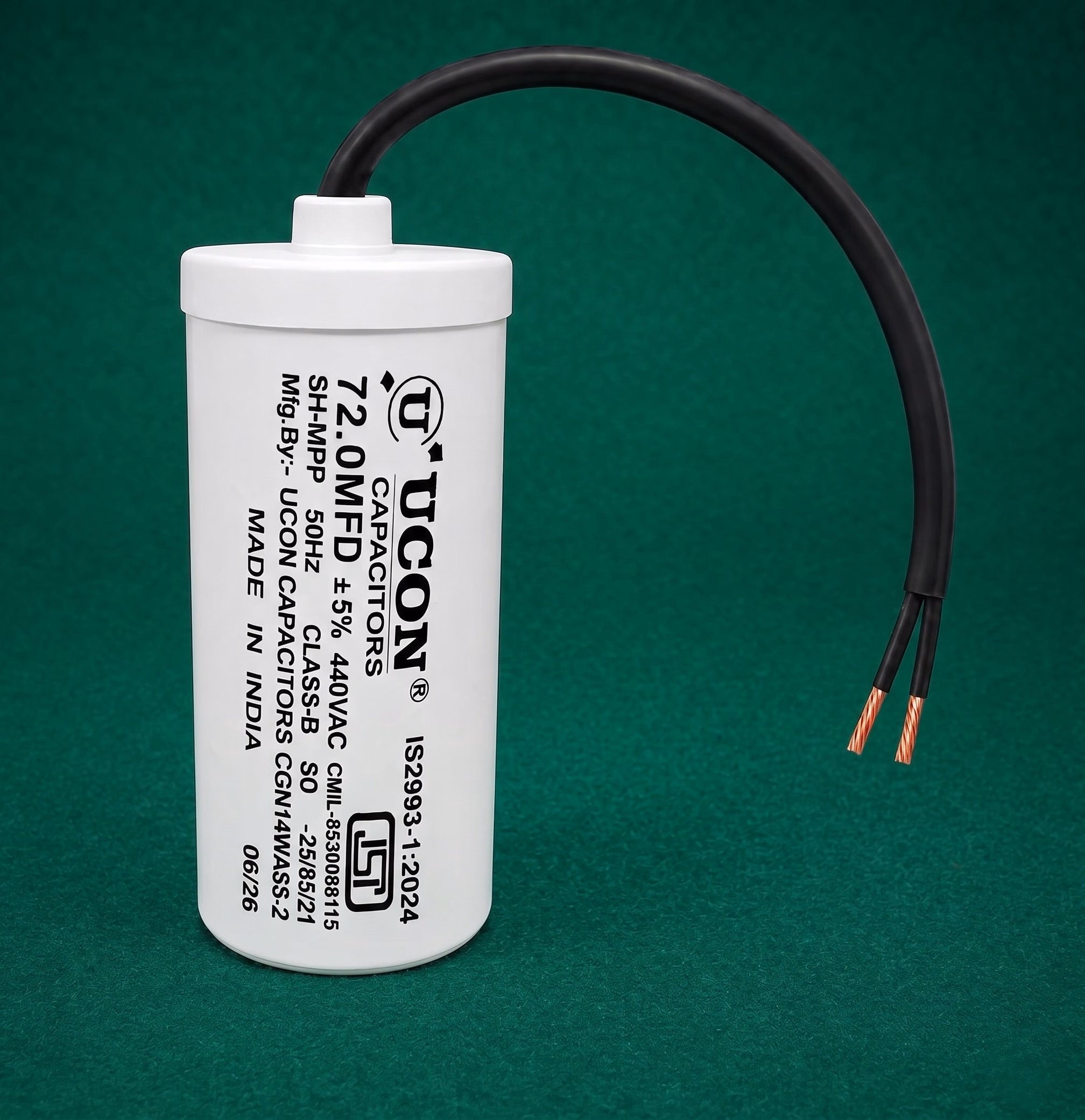 Motor Run Capacitor - Detail
